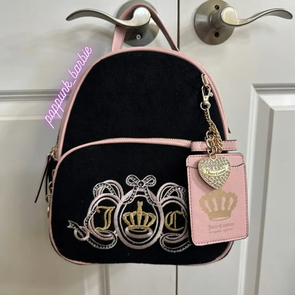 Juicy Couture‎ Lovers Club Liquorice Pink Dia Backpack NWT